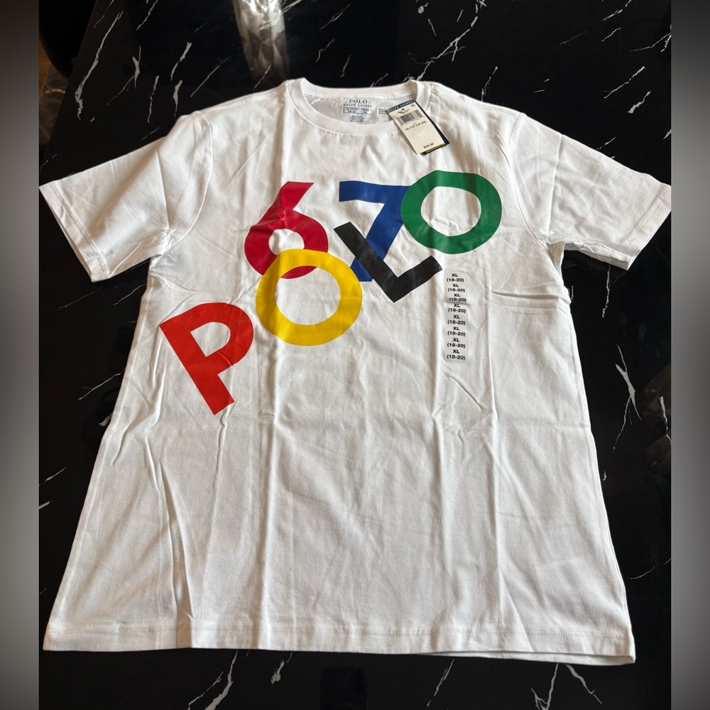 Polo by Ralph Lauren Kids Colorful Logo T-Shirt XL 18-20